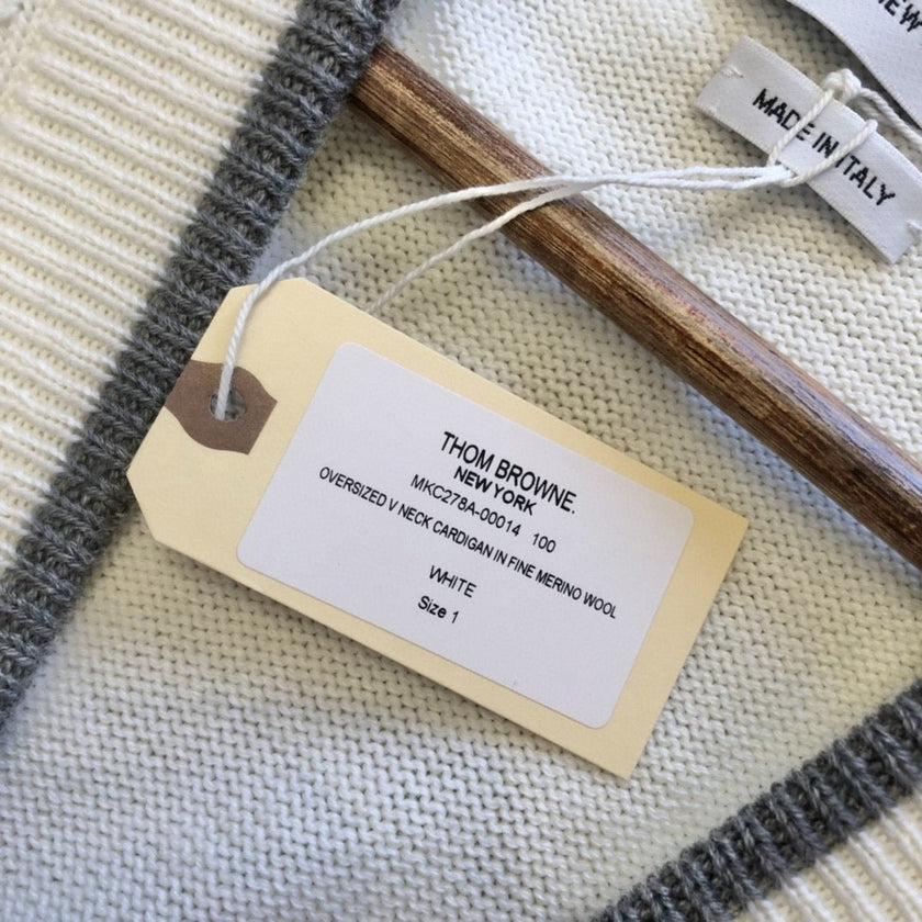 Classic Stripe Button Cardigan