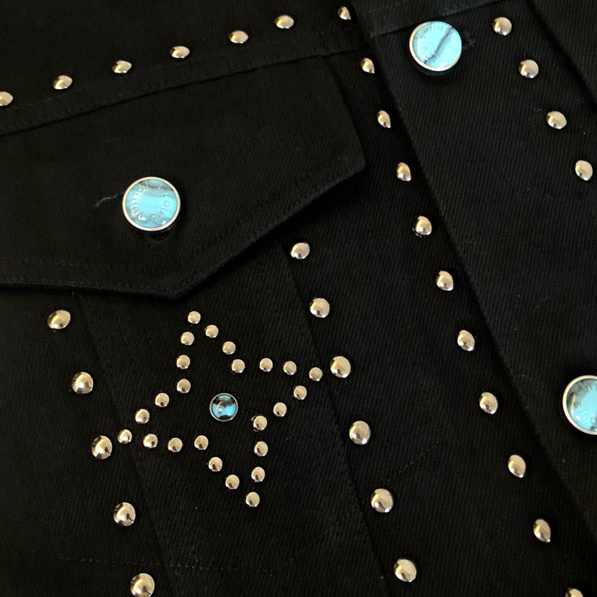 Studded Star Embellished Jacket