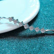 Elegant Moissanite Bracelet in 925 Sterling Silver