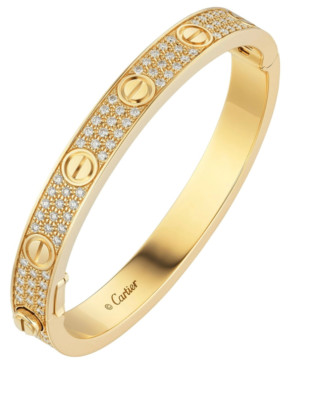 Diamond stamp cuff with screw