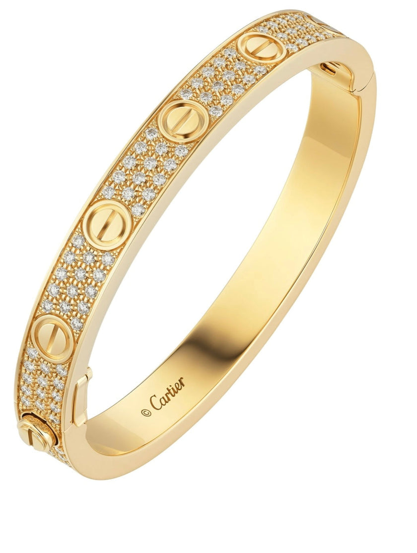 Diamond stamp cuff with screw