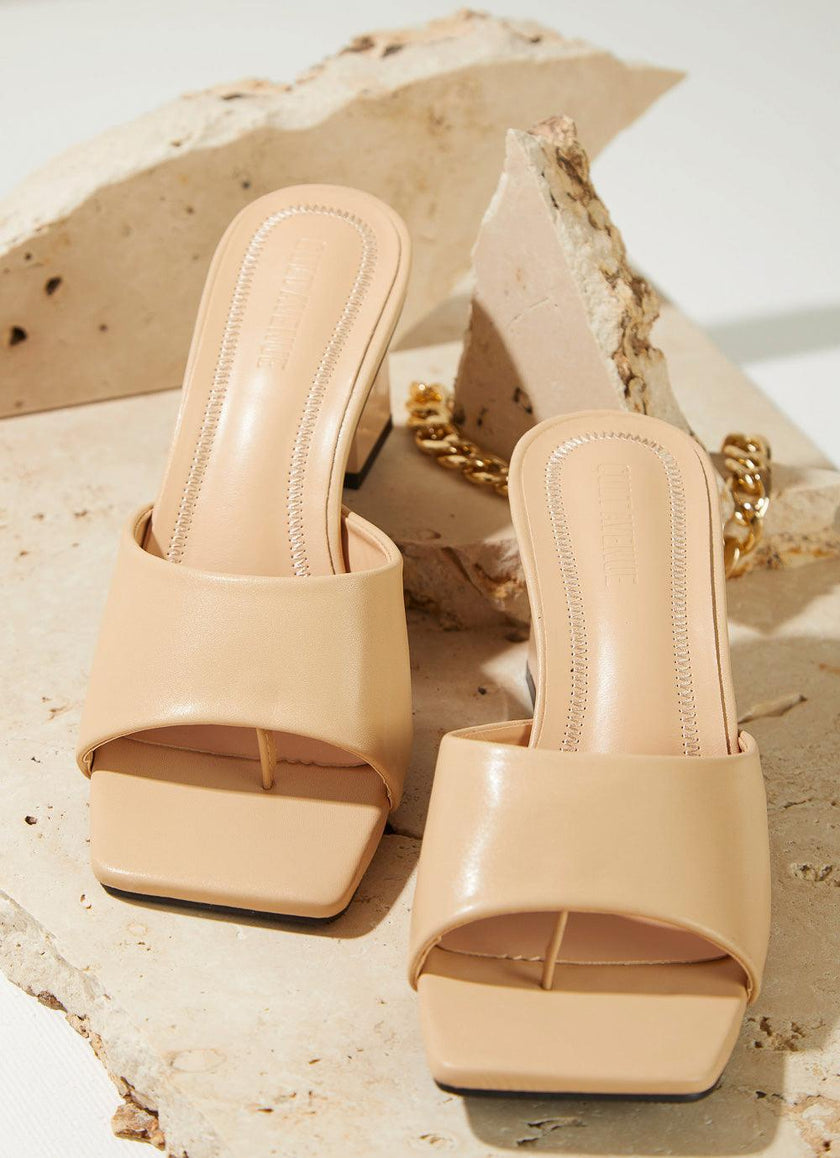 Daisy Mule Heel - Beige