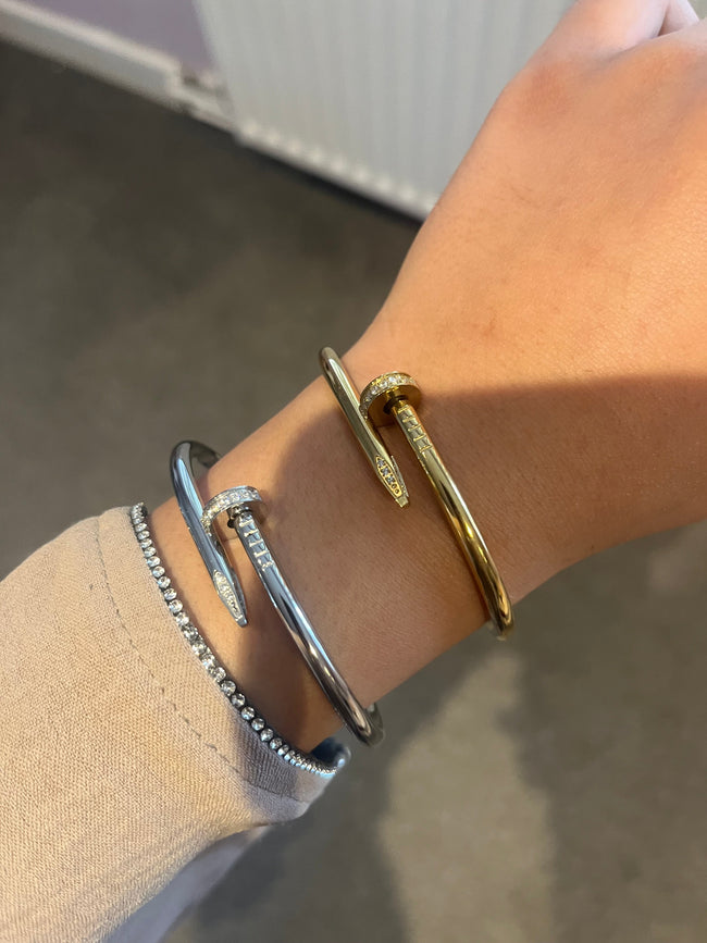 Hayla Stainless Steel Nail Bangle
