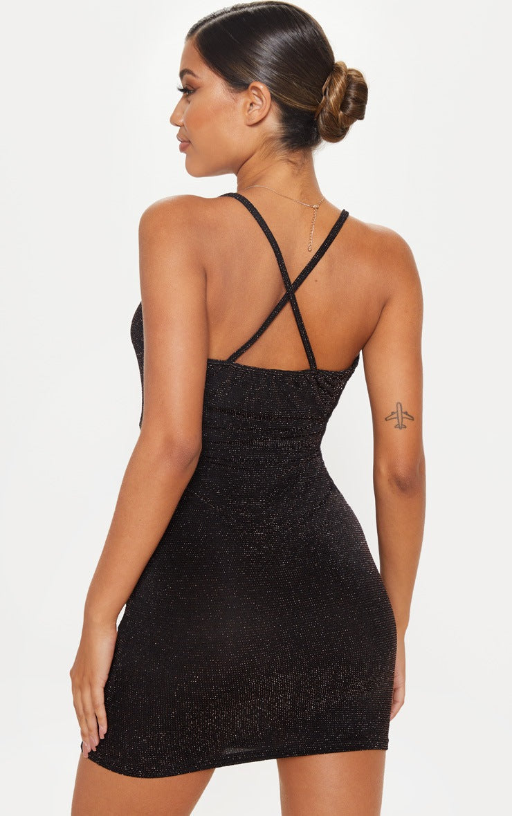 Lilly Mini Dress-Black