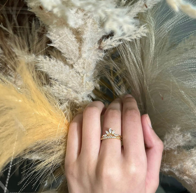 Aria double band ring S925