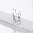 925 Sterling Silver Pearl Dangle Earrings Alexandra