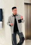 Contrast Pocket Utility Shirt