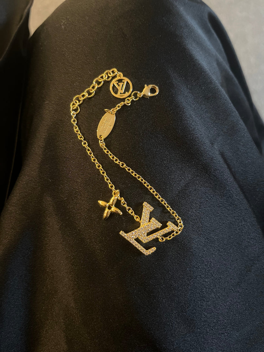 Designer lvee bling bracelet