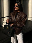 Faux Leather Jacket