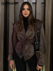 Faux Leather Jacket