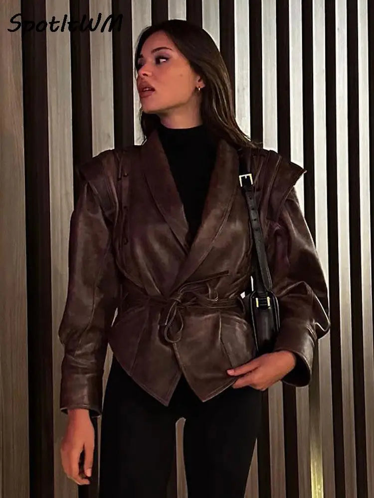 Faux Leather Jacket