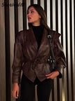 Faux Leather Jacket