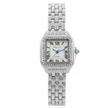 Mahnoor silver diamond watch