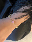Mini Stamp Clover Bracelet
