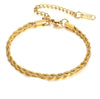 Rope bracelet stackable