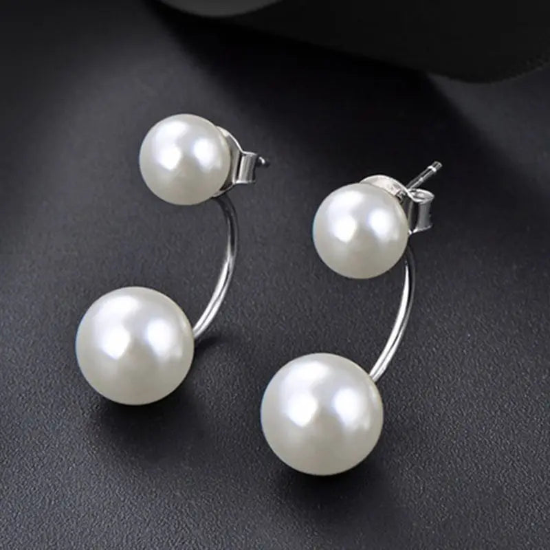 Pearl U-Shaped Studs