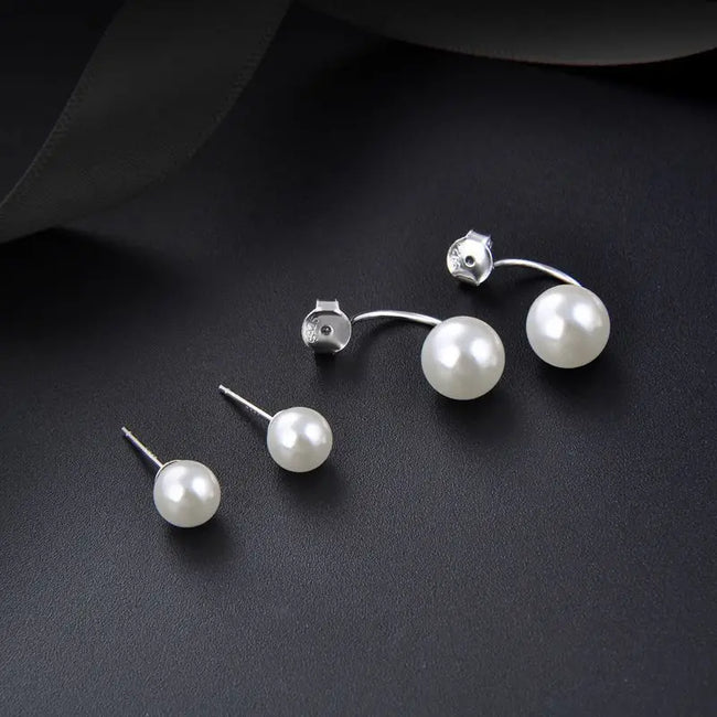 Pearl U-Shaped Studs