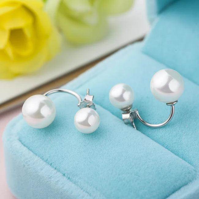 Pearl U-Shaped Studs