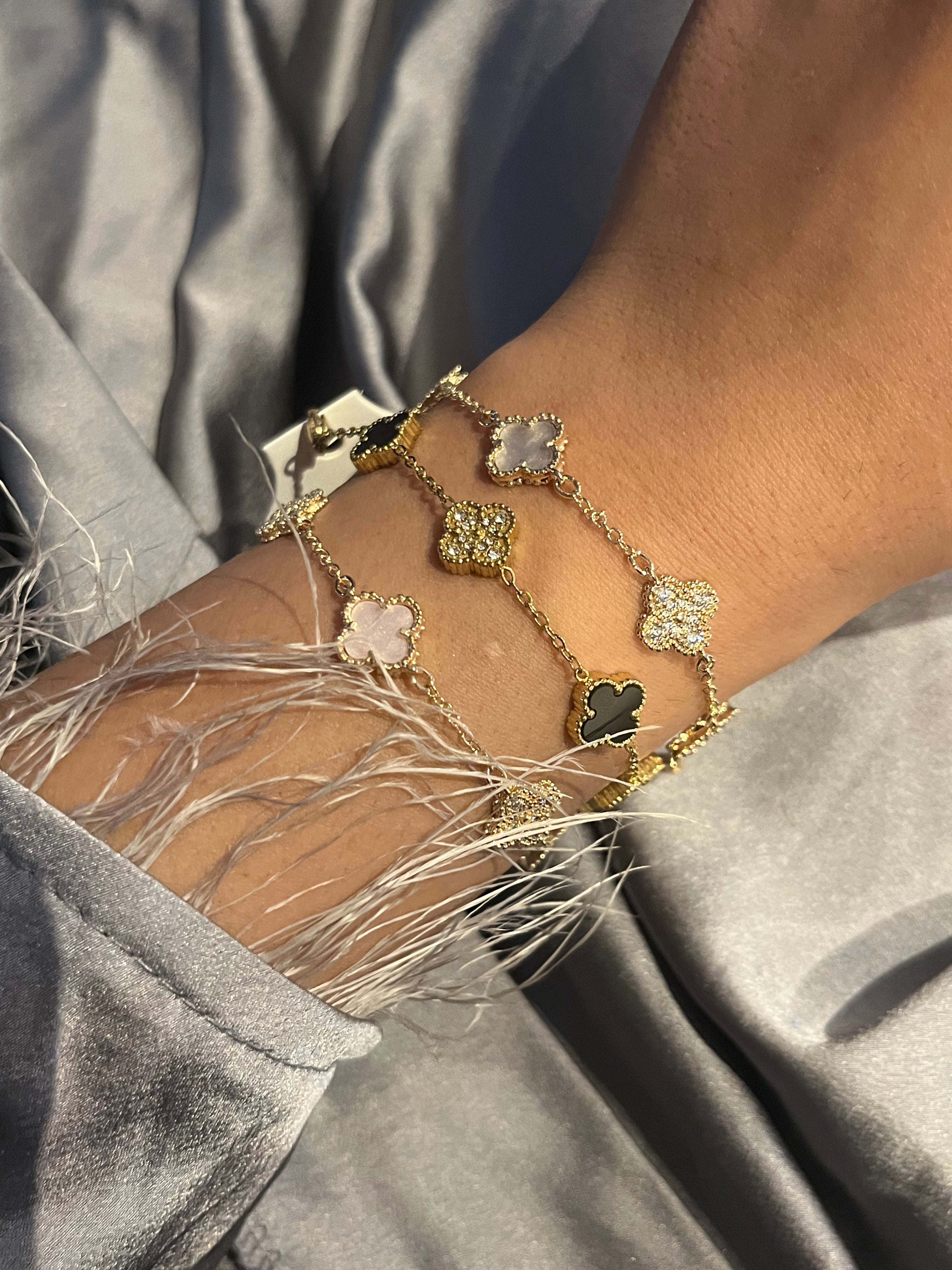 Mini half diamond bracelet