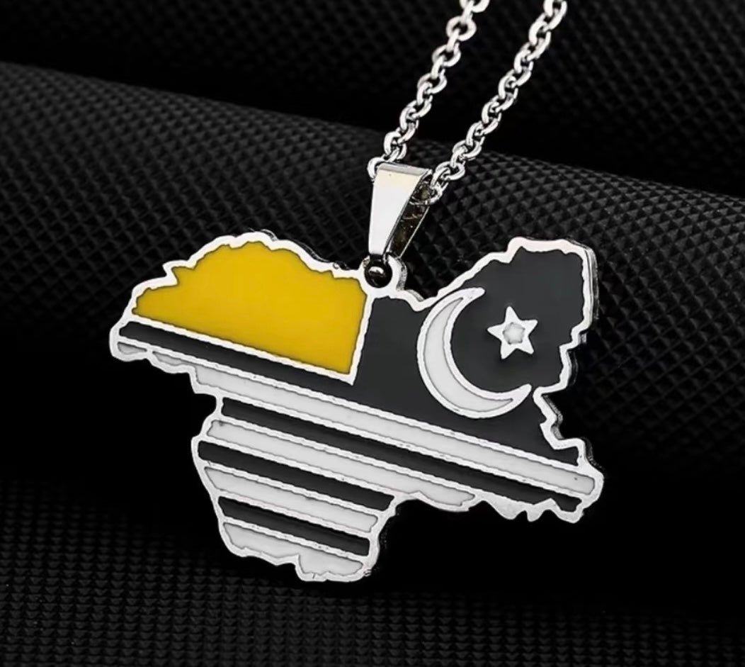 Flag necklace