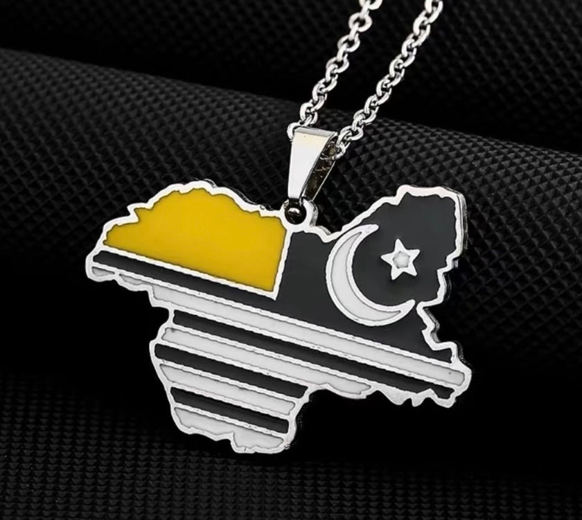 Flag necklace