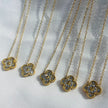 Colour Clover Diamond Pendant Necklace