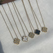 Colour Clover Diamond Pendant Necklace