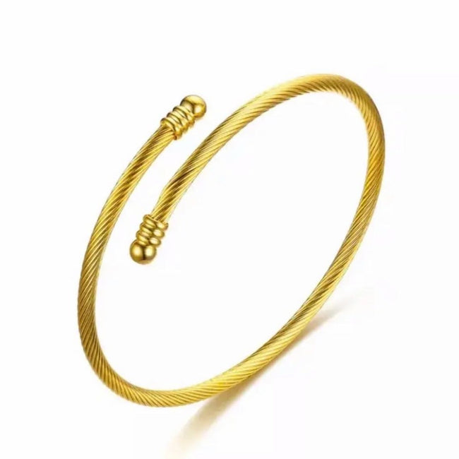 Zala Wrap Around Bracelet (Gold Plated)