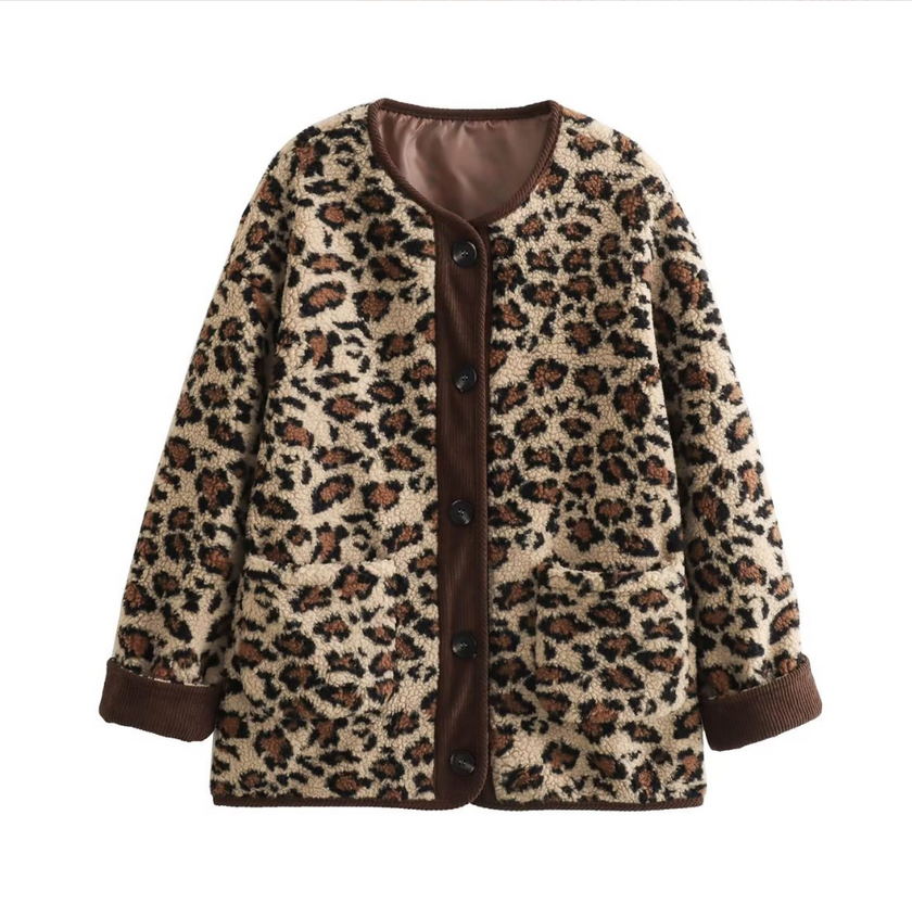 Vanessa Leopard Jacket