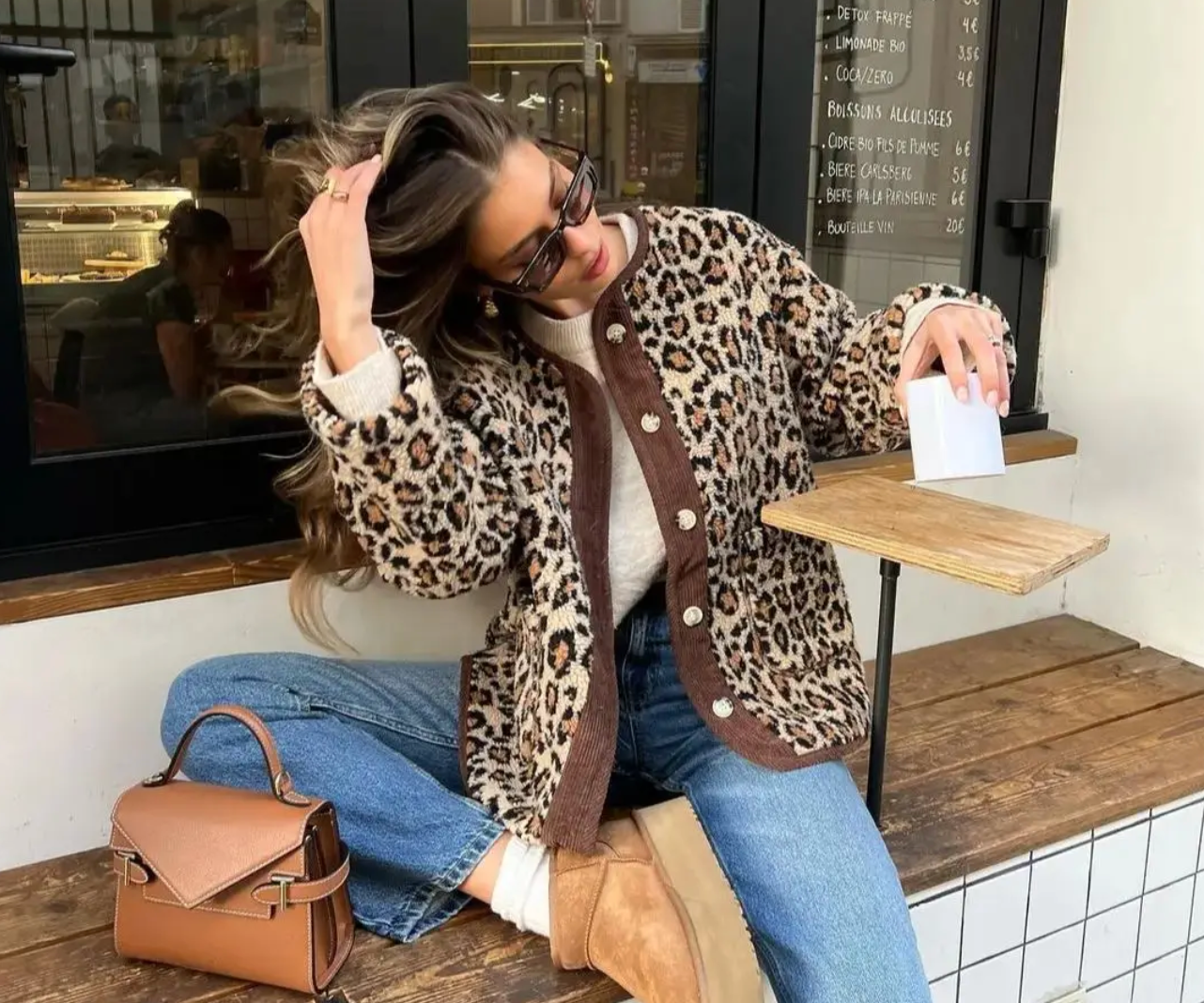 Vanessa Leopard Jacket