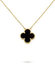 Flower stamp necklace