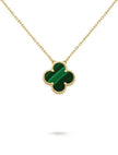 Flower stamp necklace