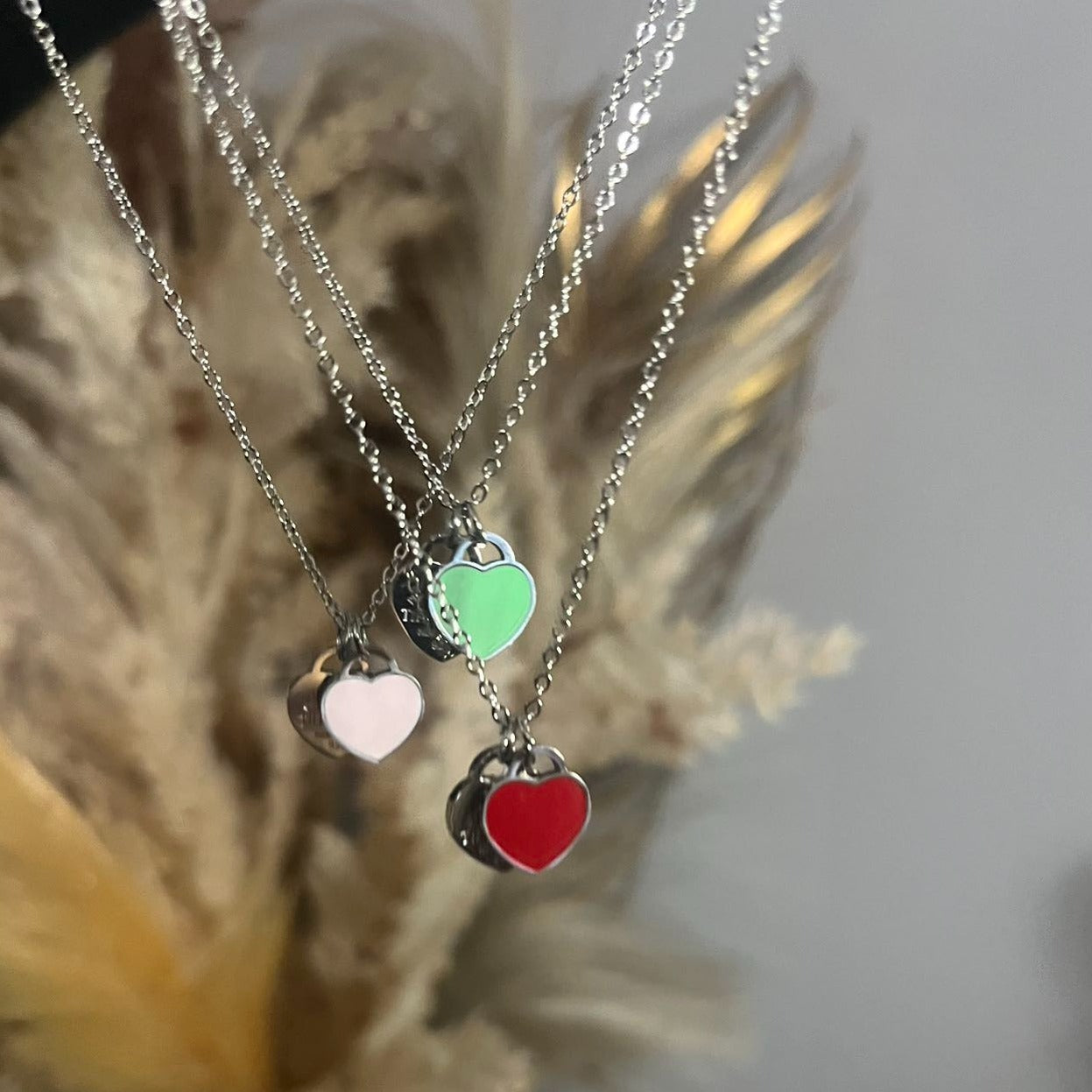 Tiffanyz Heart Shape Necklace Pendant