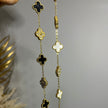 Diamond Coloured Clover Bracelet