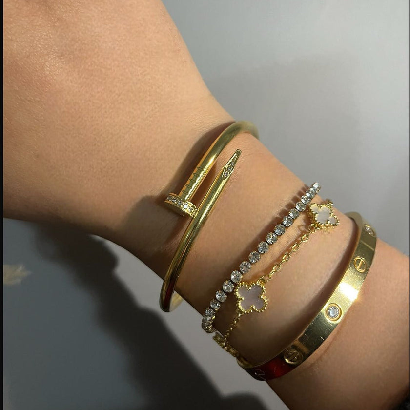 Hayla Stainless Steel Nail Bangle