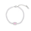 Jasmina pink diamond bracelet