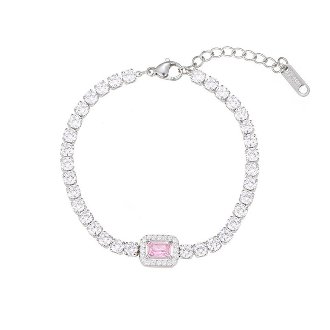 Jasmina pink diamond bracelet