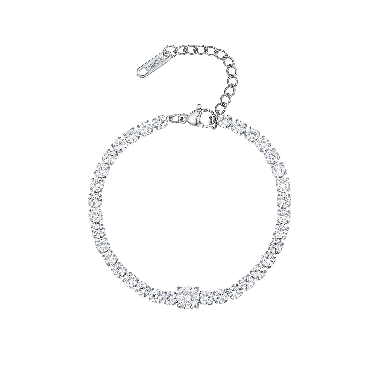 ICE diamond bracelet stainless steel