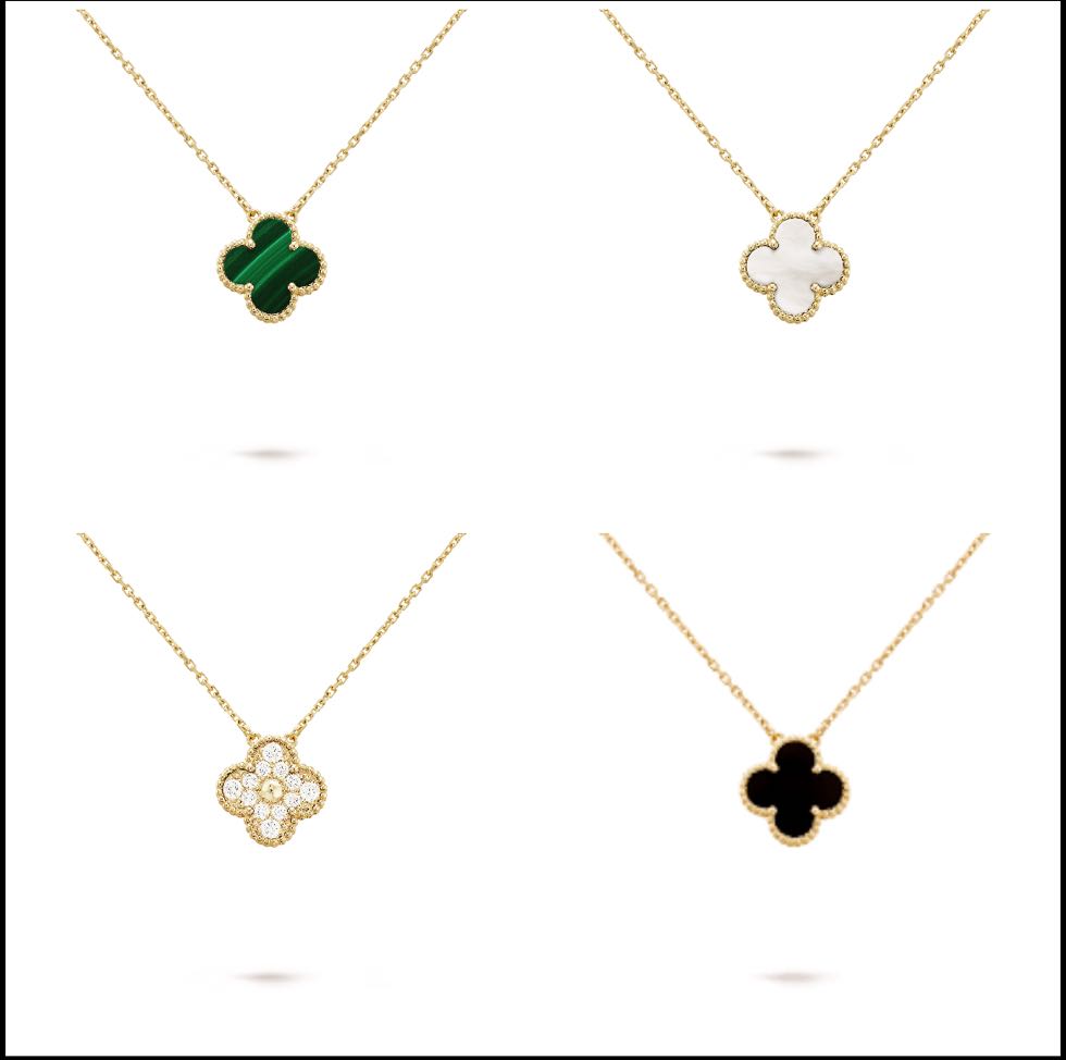 Flower stamp necklace