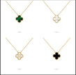 Flower stamp necklace