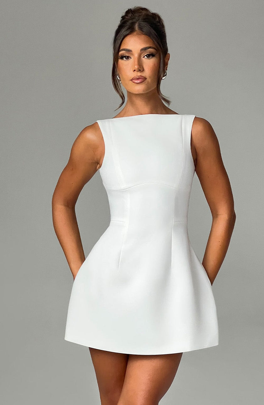 Amara Mini Dress - Ivory