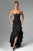 Midnight Serenade Maxi Dress - Black