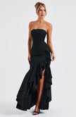 Midnight Serenade Maxi Dress - Black