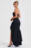 Midnight Serenade Maxi Dress - Black