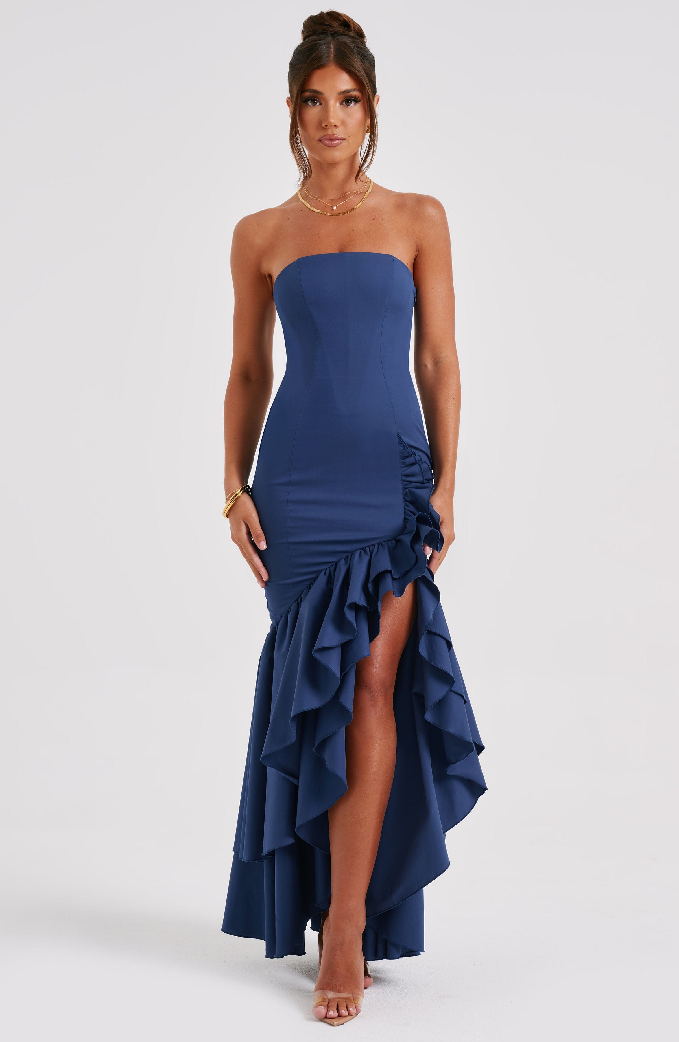 Midnight Serenade Maxi Dress - Navy