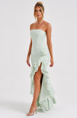 Midnight Serenade Maxi Dress - Sage