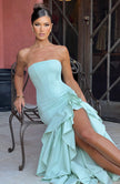 Midnight Serenade Maxi Dress - Sage