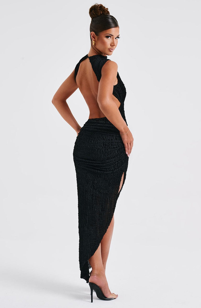 Artemis Midi Dress - Black