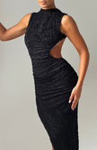 Artemis Midi Dress - Black