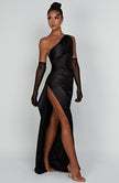 Aurora Dream Maxi Dress - Black
